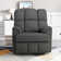 Sheletta 33.5'' Wide Modern and Overstuffed Soft Rocker Manual Recliner