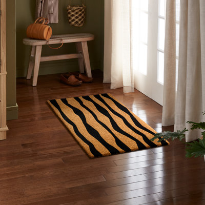 TOWN & COUNTRY Ravine Abstract Mountain Non-Slip Indoor Outdoor Door Mat