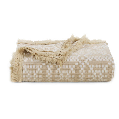 Jeté lavé Your Lifestyle par Donna Sharp Oatmeal Grid
