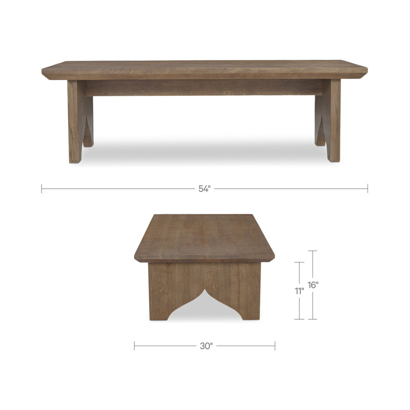 Lake Coffee Table Brown, Brown