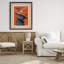 Cadre flottant vintage avec motif de chat noir, design par Arlington Prints-2049727722-2049727721
