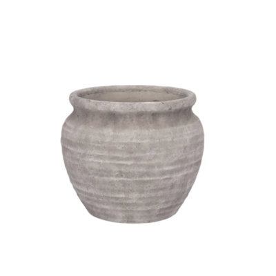 Cement Pot Grey