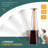 45000 Propane Standing Patio Heater-59984772
