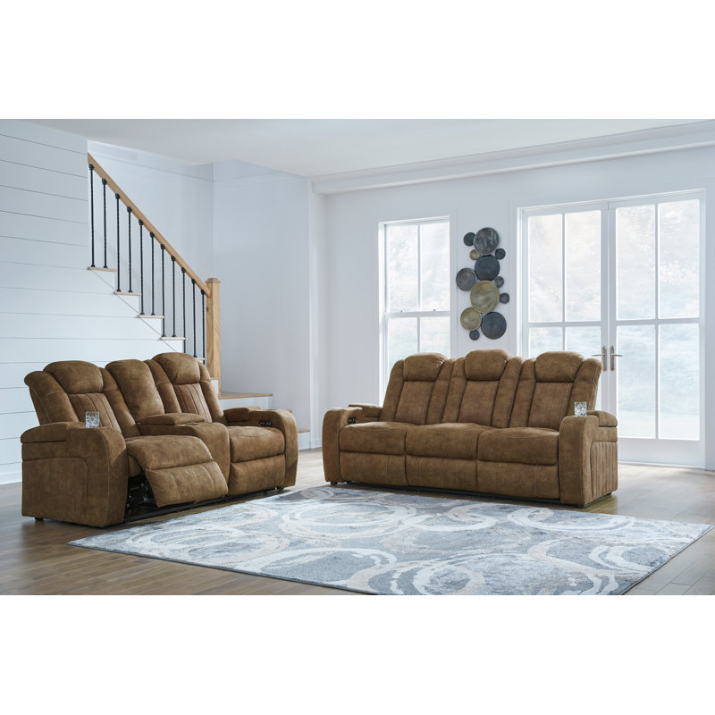 Wolfridge Power Reclining Sofa and Loveseat