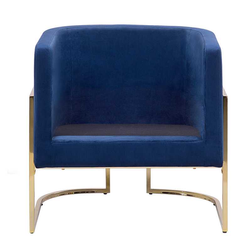 Echo Upholstered Armchair, Blue