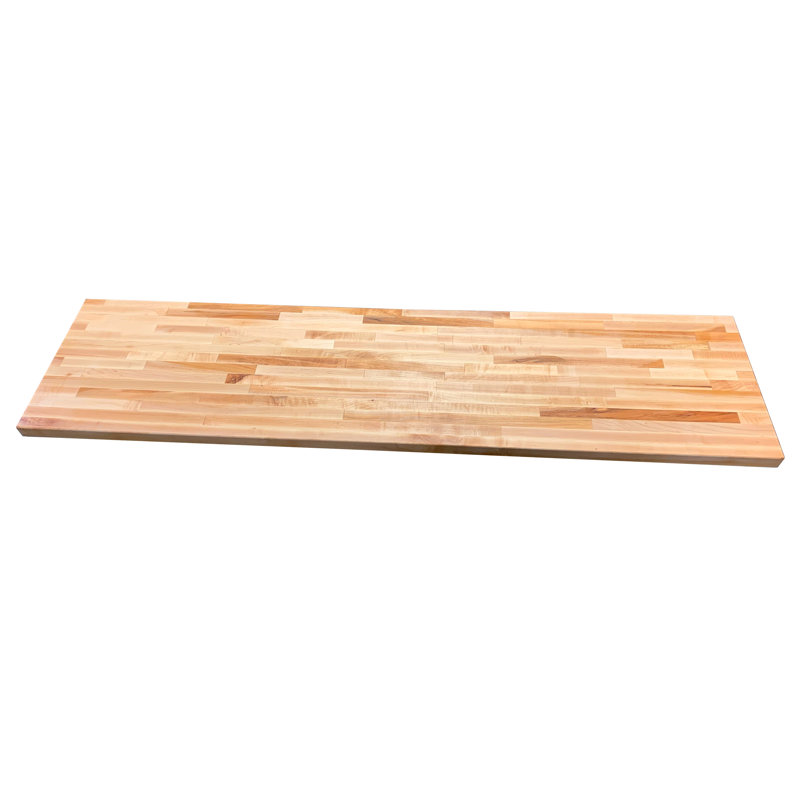 Dauna Solid Wood Accent Shelf, 1.5" x 8" x 72", Maple