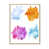 Toile avec cadre flottant brun
