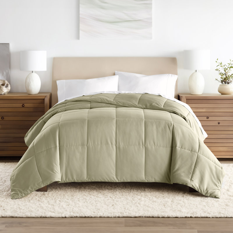 Becky Cameron Lightweight All Season Down Alternative Comforter, Sage, Twin / Twin XL