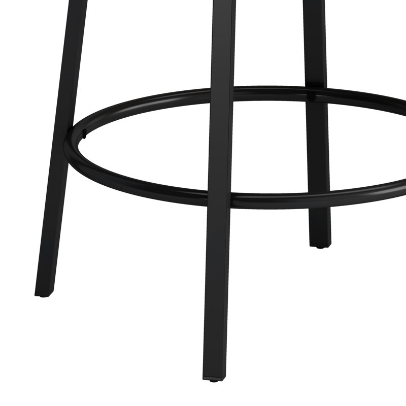 Ensemble de table et tabouret Yaneri, Bois / noir
