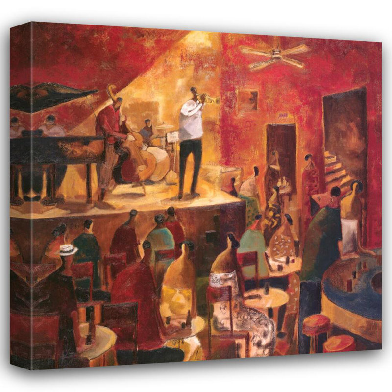 Red Jazz, 20" H x 20" W