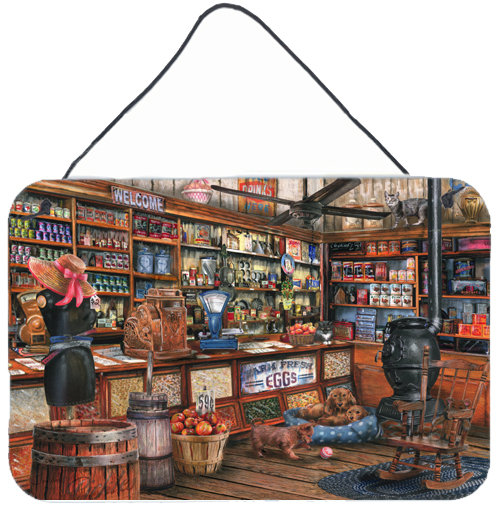 Reproduction d’art sur bois the good old days par tom