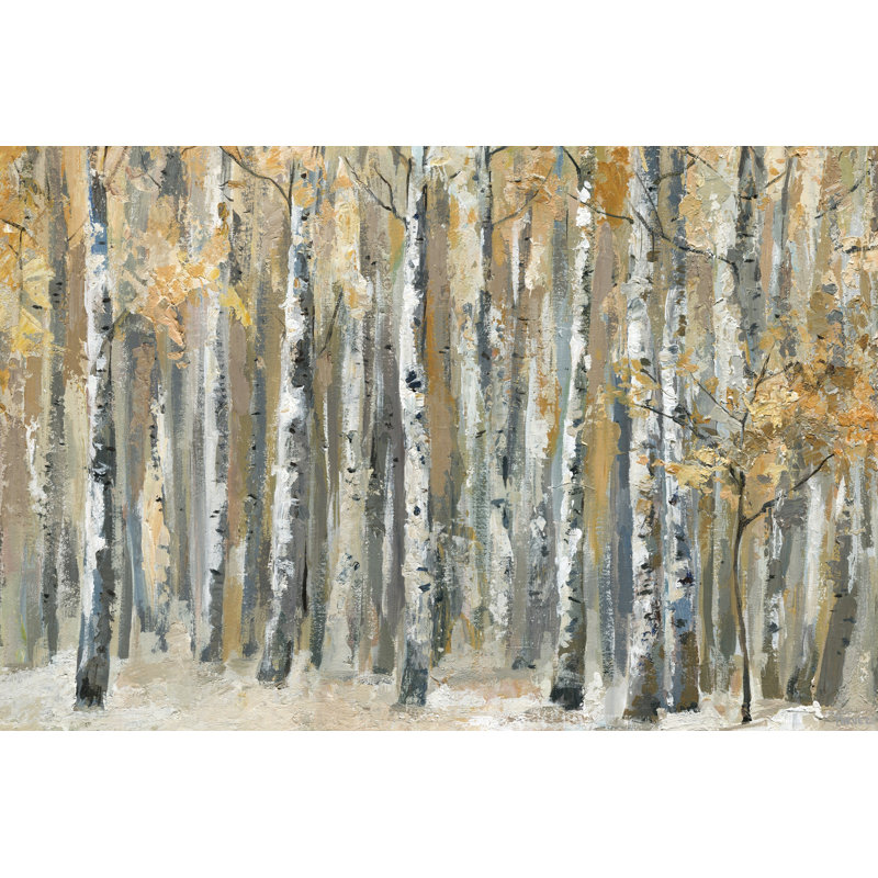 « automne forest », reproduction de peinture sur toile enroulée, H 20 po x l 30 po x P 1,5 po