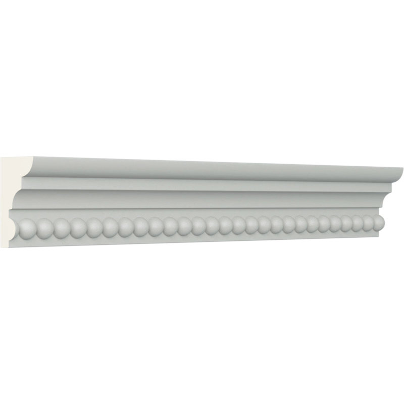 SAMPLE - Endurathane Rope Chair Rail, 1 1/2"H x 7/8"P x 12"L, (3/8"Repeat), Factory Primed