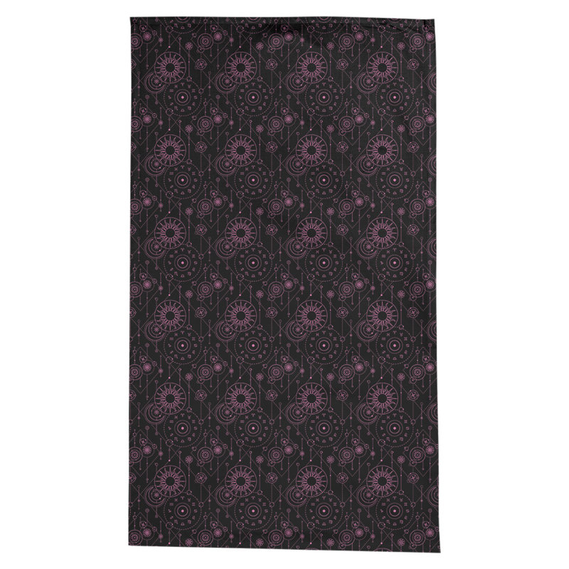Nappe à motif astrologie Leffel, Noir / Rose