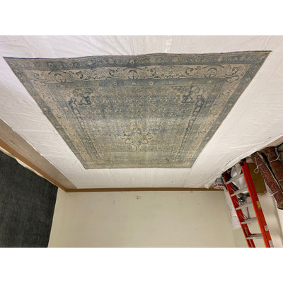 One-of-a-Kind 8'4" X 11'1" Old Area Rug in