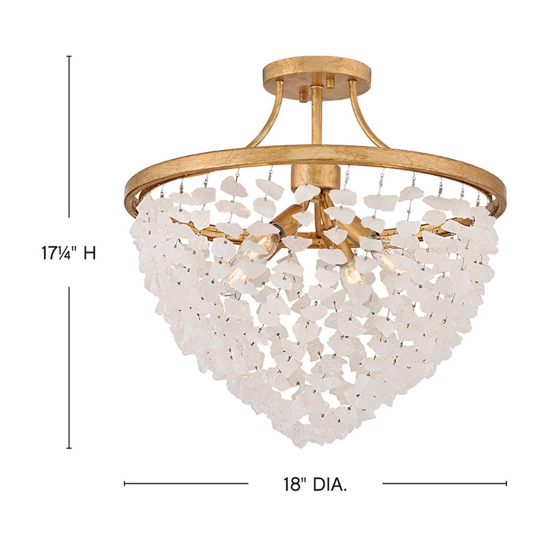 Myra 4 - Light Semi Flush Mount