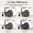 Mid-Century Accent Chairs Featuring Wide Backrest-311153057