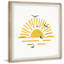 Birds And The Rising Sun - Single Picture Frame Painting-1007540423