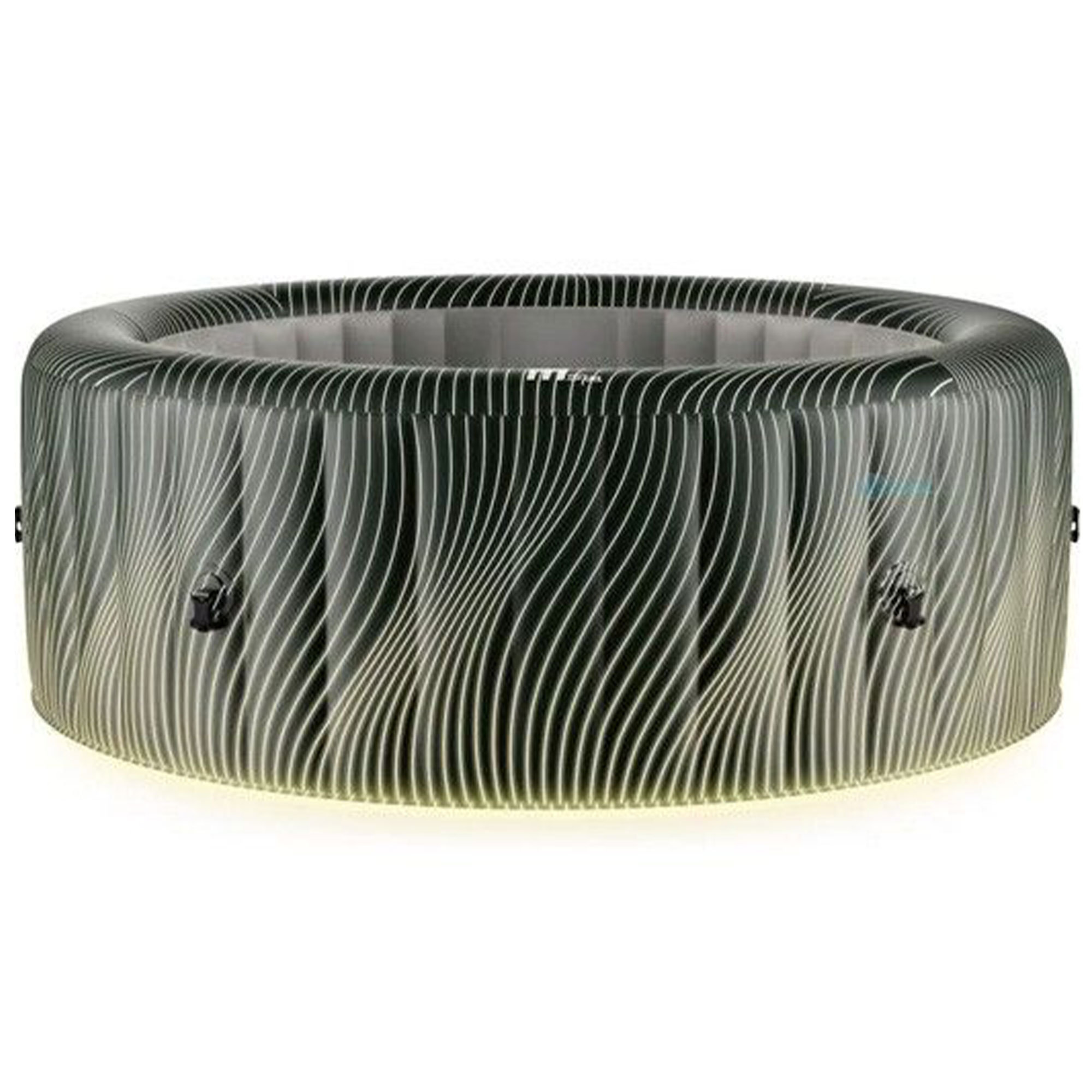 MSpa Round Inflatable Bubble Spa Hot Tub with LED Lights Wayfair