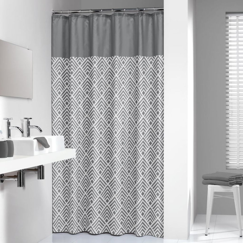 Sealskin Shower Curtain Angoli 180cm Grey