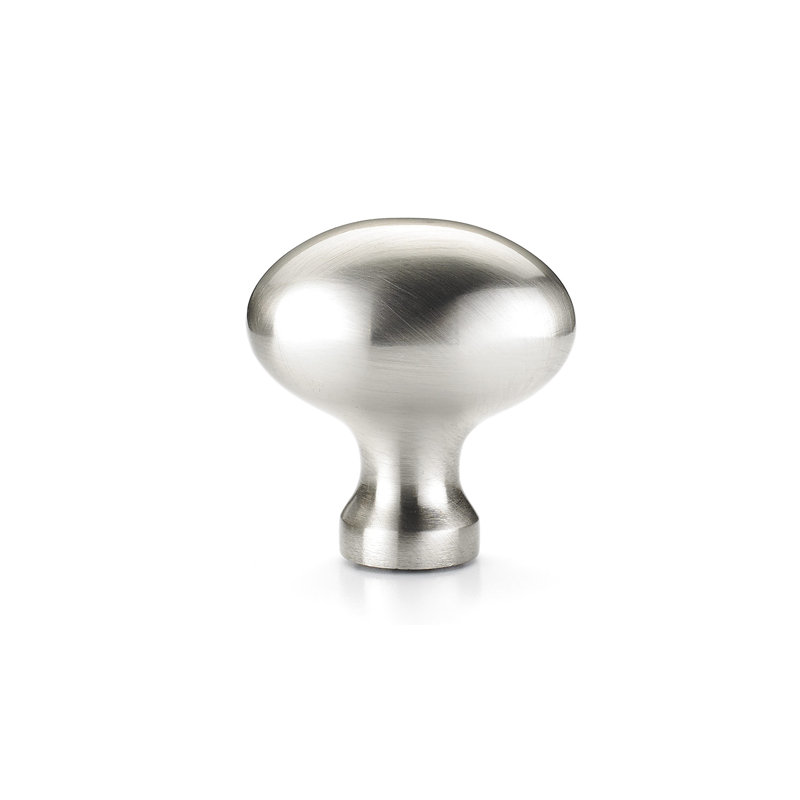 Poignée ovale Expression, Nickel brossé