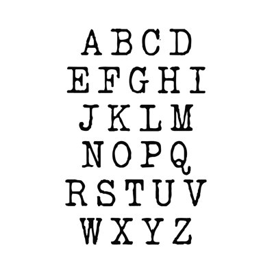 " Simple Alphabet "