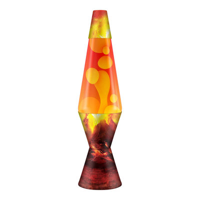 14.5" LAVA® Lamp Erupting Crater - Yellow/Red