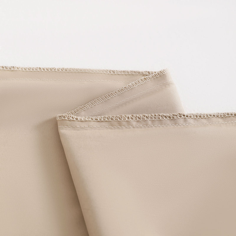 Taies d'oreiller en satin avec fermeture à enveloppe, Taie d'oreiller pour taille de lit très grand div, Champagne