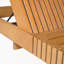 Chaise longue d'extérieur avec dossier réglable à 6 positions, bois d'acacia massif, couleur cuivre teck
