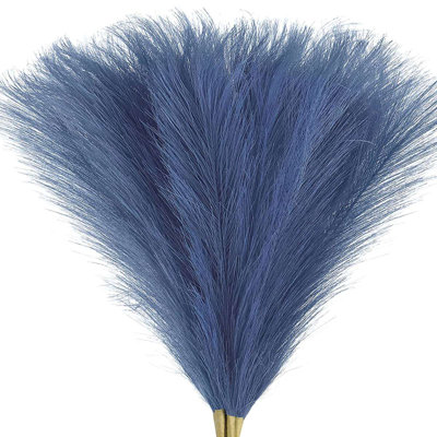 Jernigan 18" Faux Pampas Grass Decor Artificial Fake Branches Plants (Set of 5)