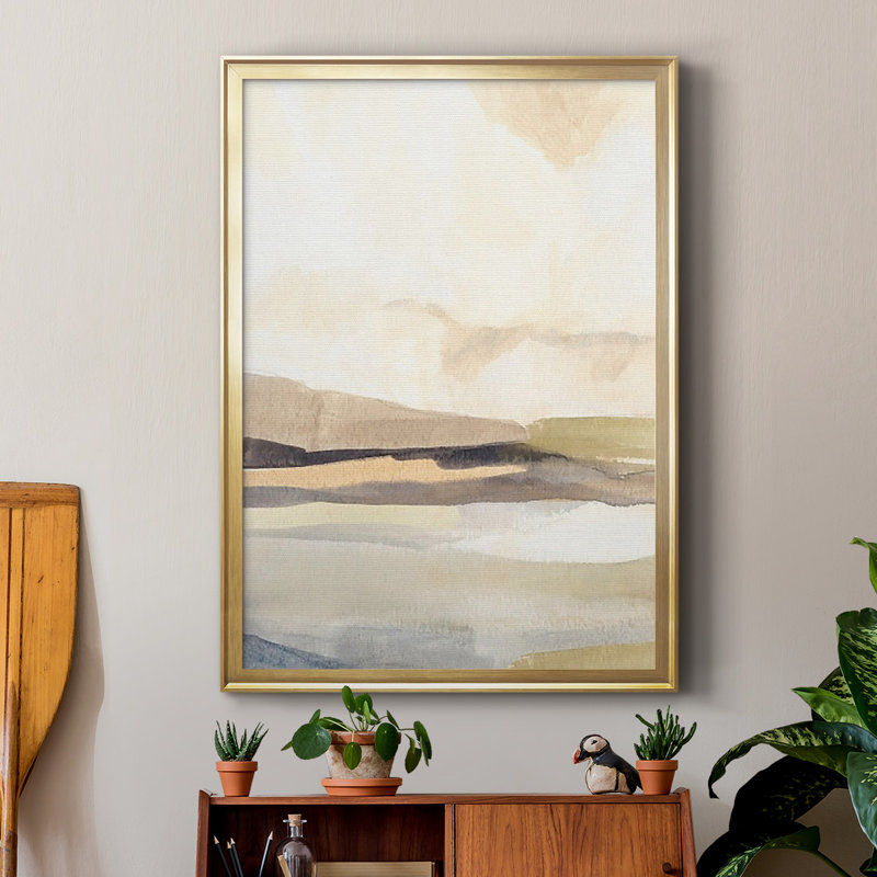 «Slate Mouvement III», reproduction encadrée de qualité supérieure - prête à être accrochée, H 42,5 po x l 30,5 po