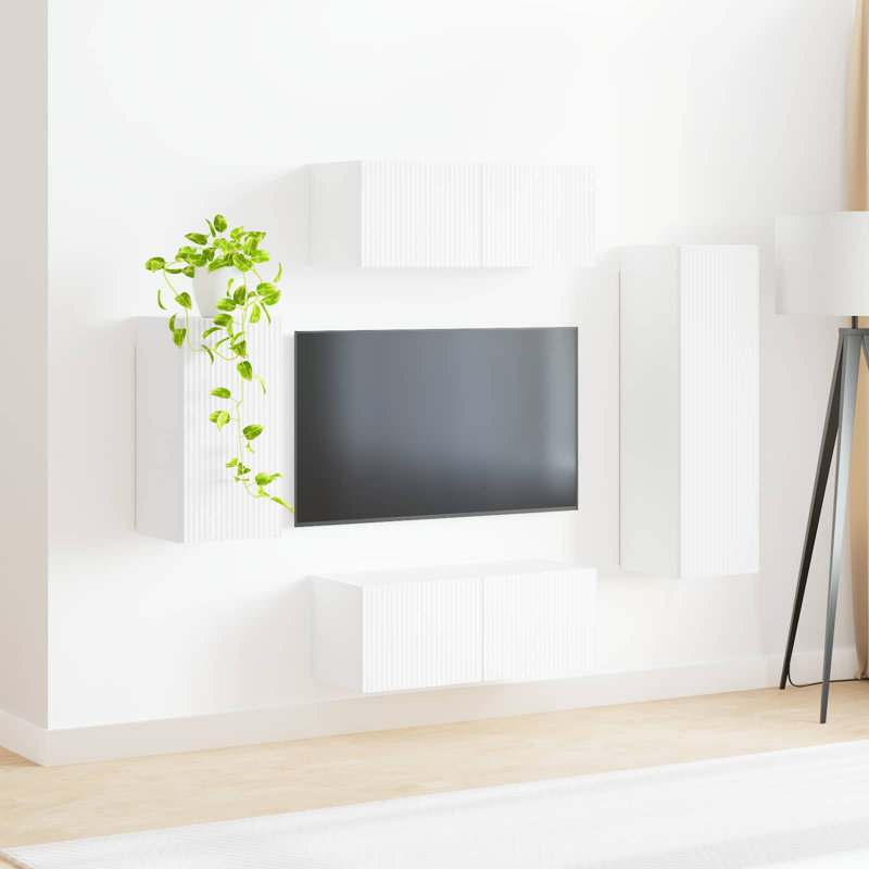 TV Stand for TVs up to 77", White