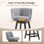 Tabouret de bar 360 ° avec structure en bois massif-234846367