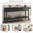 Modern 3-Drawer Console Table with Storage Shelf-1412550204