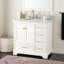 Quen 36" Freestanding Single Basin Vanity Set with Cabinet, Vanity Top, and Oval Undermount Sink-658153721-658309056-658309062