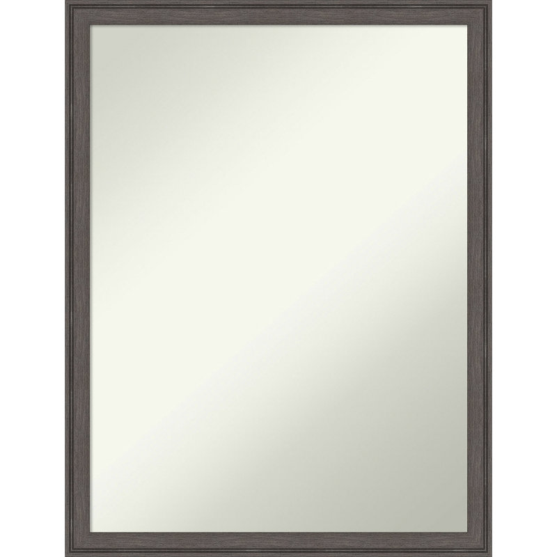 Merima Rectangle Wall Mirror, Silver, 25.75" x 20.75"