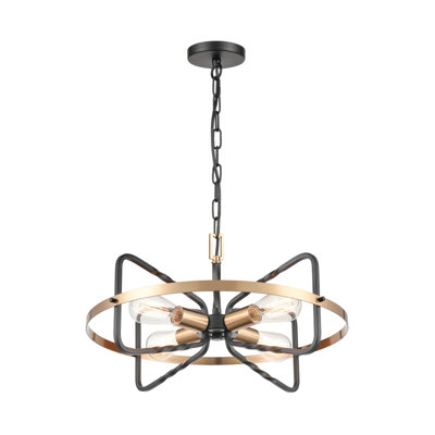 Adhrit 4 - Light Bronze Crystal Pendant