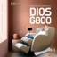 Fauteuil de massage Dios 6d Dual Core Air Roller Sl-rail Dios-6800 Noir / gris