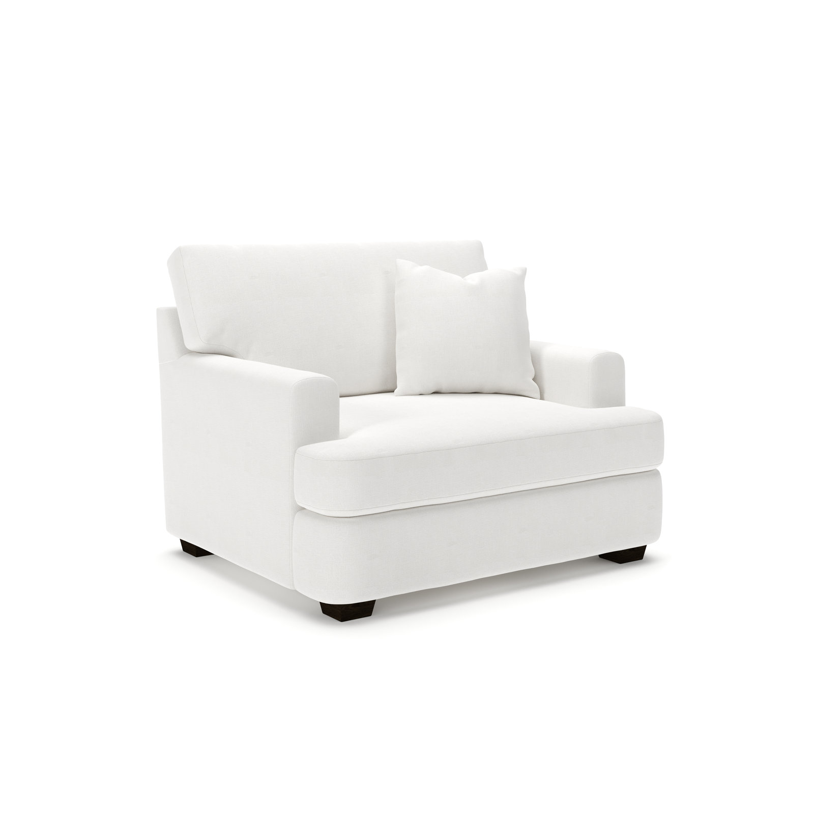 Emilio Upholstered Armchair, Drusky Moonglow Sustain® Basketweave
