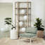Bibliothèque en bois massif Jaquaylon H 94 "x l 44"-78947943