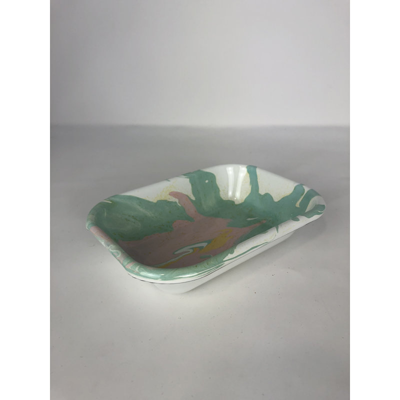 Ivy Bronx Connellsville Metal Platter, 4cm H x 16cm W x 11cm D