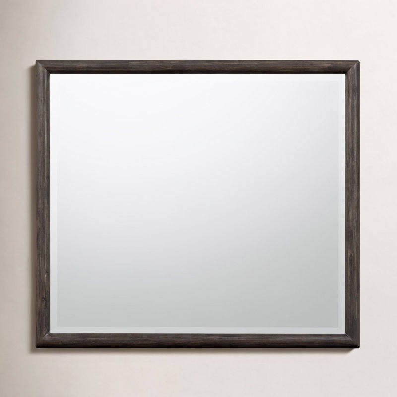 Colleen Rectangle Mirror, Basalt Gray