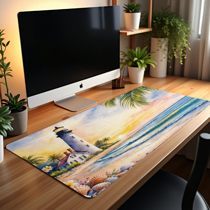 Polyester Desk Pad, 14.4x12.1