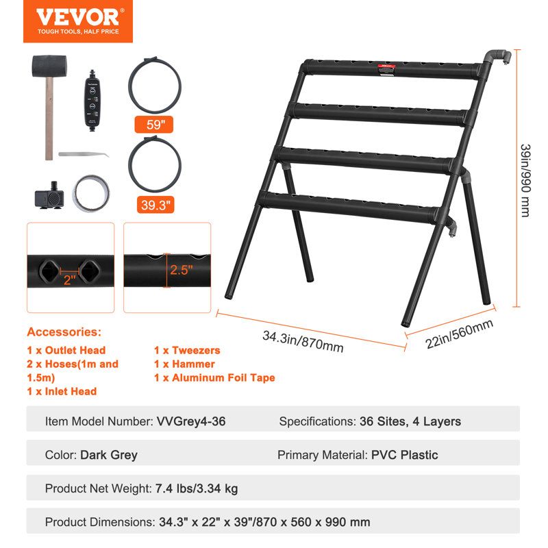 VEVOR 110 Hydroponic Unit Fruits / Vegetables