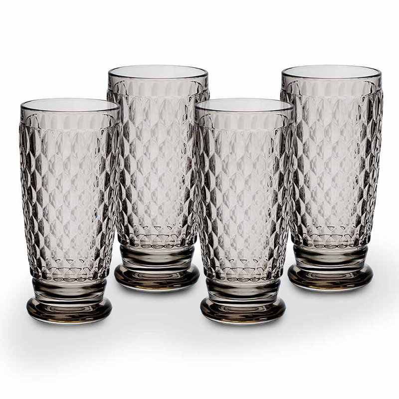 Villeroy & Boch Boston Colored Highball 13.5 oz, Smoke