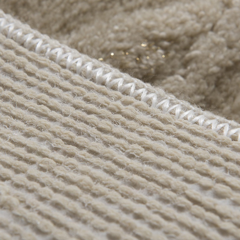 Ensemble de tapis de bain luxueux en acrylique (3 pièces), beige | 100% acrylique, antibactérien, antidérapant | Comprend 15,7 x 23,6 po, 19,7 x 23,6 po, 23,6 x 39,4 po | Lavable à la machine, hauteur des poils doux: 1,0 po | Parfait pour le confort et la sécurité de la salle de bain