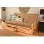 Le cadre de futon double Stratford comprend des tiroirs de rangement et un matelas-763104899-692617383-675363571
