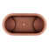 Raksha 60" Double-Wall Copper Soaking Tub with Included Overflow Drain