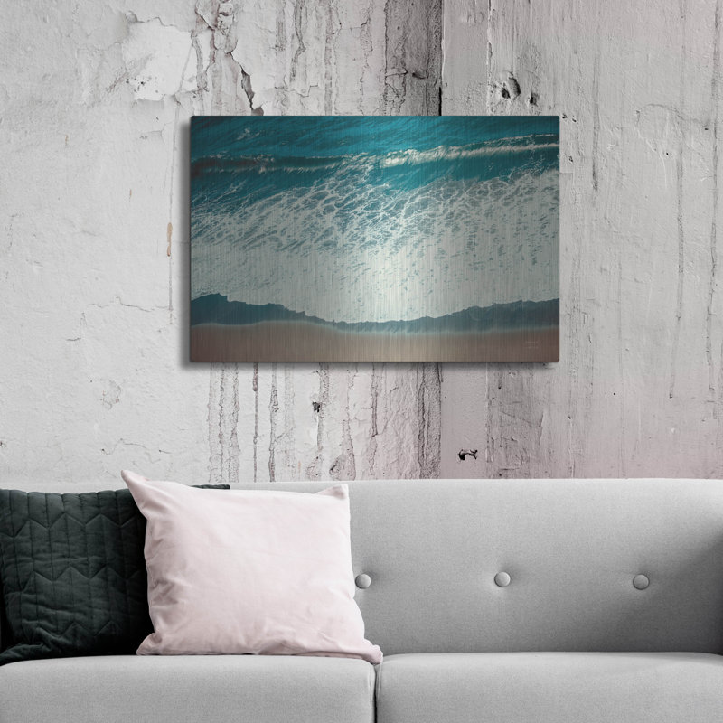 Art mural luxueux «Pacific Af après-midi 1» par Nathan Larson, H 24 po x l 36 po