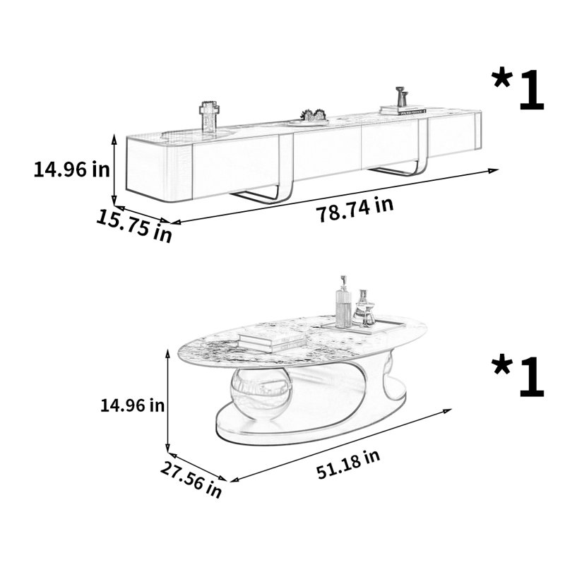 Table basse Modern